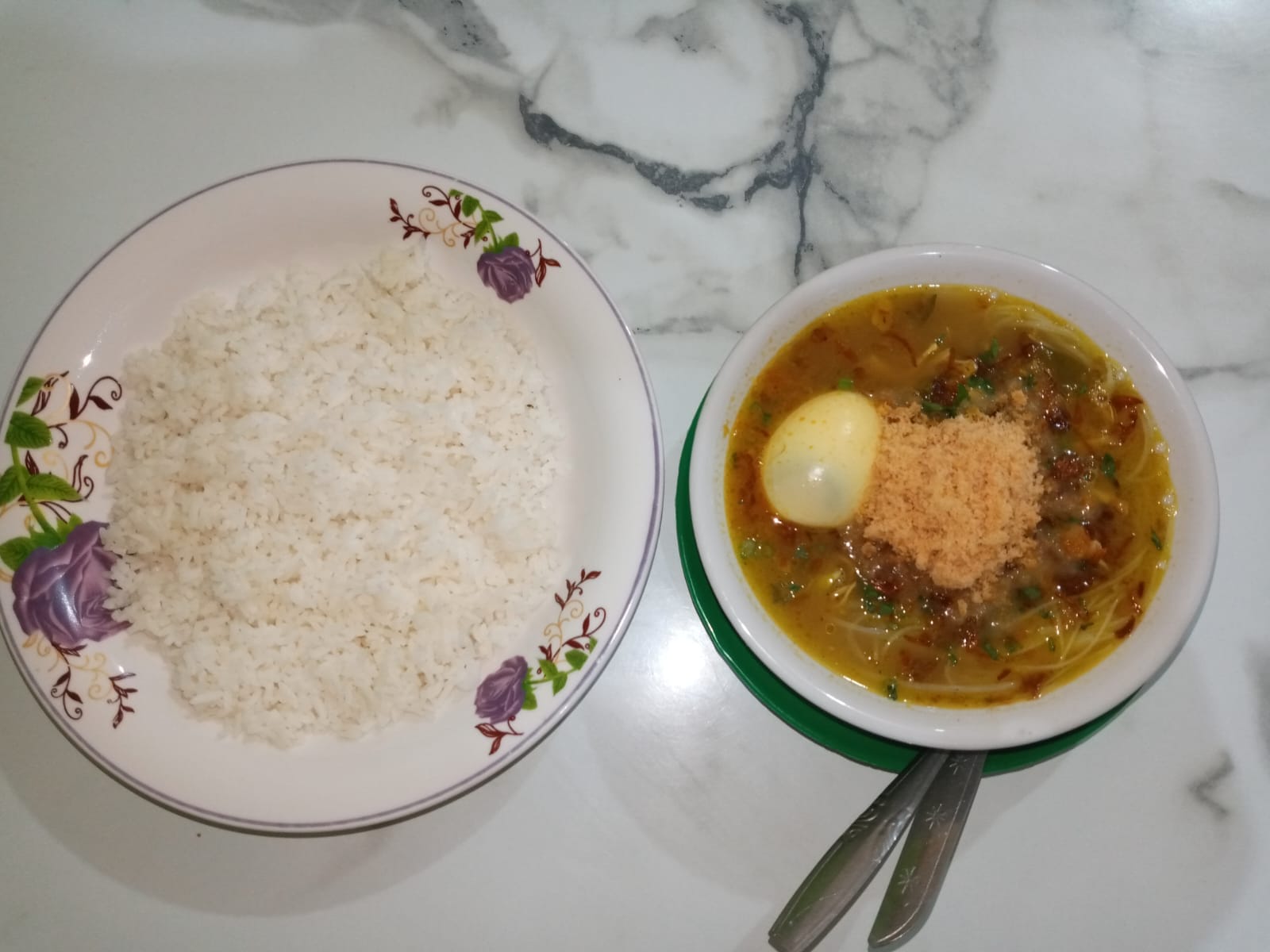Soto Ayam + Nasi